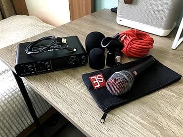 MOTU M2 + sE Electronics V7 – Bundle Vəziyyət: hər ikisi ideal Qeyd