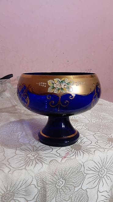 dekor divar saatlari: Böyük dekorativ şirniyyat/kupə qabları – 2 ədəd - Material: qalın — 1