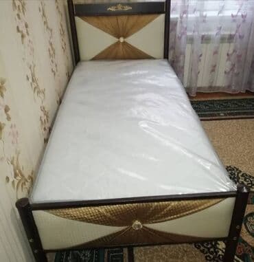 темир краватлар: Новый, Двуспальная кровать, Без подьемного механизма, Без матраса, Без выдвижных ящиков, Азербайджан — 12