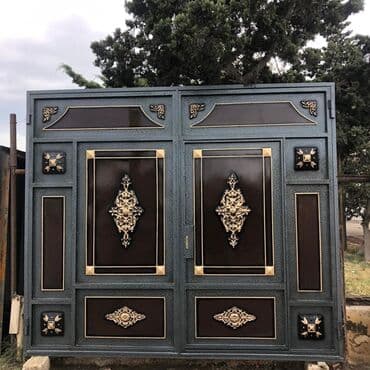 Yeni Dəmir Həyət darvazası, Yana açılan, 3 m, Mexaniki, Qapı ilə, Kredit var, Ödənişli quraşdırma, Ünvandan götürmə, Ödənişli çatdırılma, Rayonlara çatdırılma