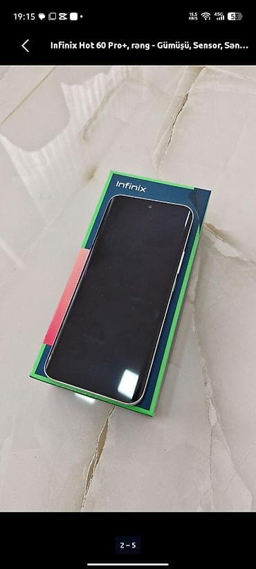 redmi 4 ram 128gb: Infinix Hot 60 Pro+, 256 GB, rəng - Gümüşü, Sensor — 2