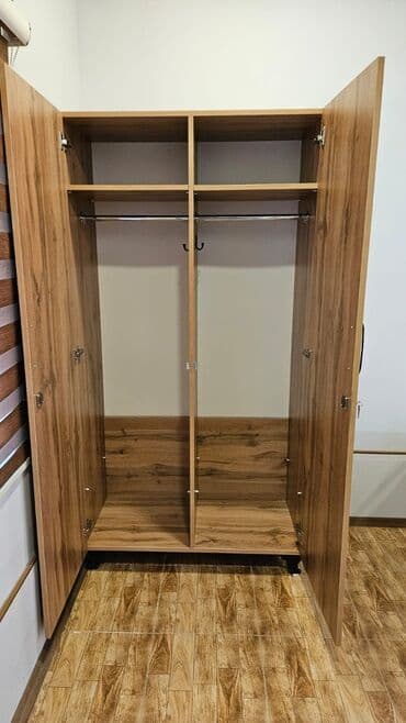 ofis dolab: Yeni, Açılan, 2 qapılı Düz dolab, Qarderob, paltar dolabı — 2