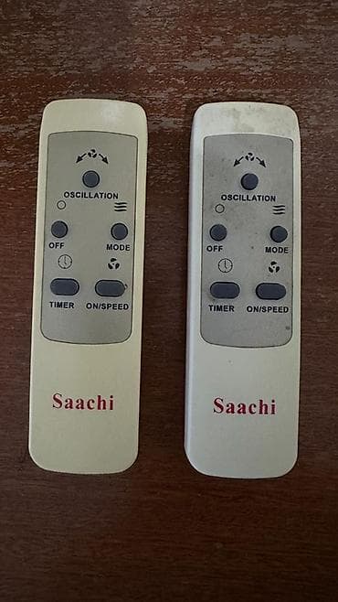 ventilator: Saachi brendi sərinkeş 2 ədəd. Pultla və düymələrnən idarə olunan — 6