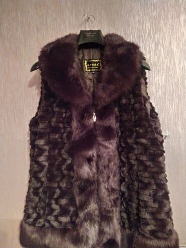 qadın geyimləri və qiymətləri: Qadın üçün mexli jilet, ideal veziyyetdedir, yeni kimidi,cox rahatdır — 1