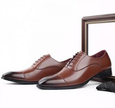 Botinkalar: Ayaqqabı ✅Xalis dəridən sukeçirməz premium kişi ayaqqabıları. 💠Rəng — 2