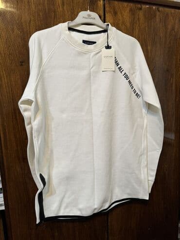 Svitşot, S, rəng - Ağ