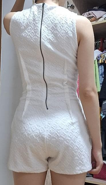 Комбинезоны: Комбинезон, Zara, S, цвет - Белый — 5