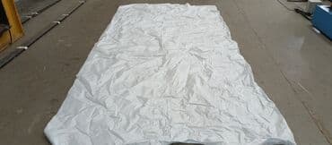 dam örtükləri qiymətlər: Ağ rəngli polipropilen örtük (tarpulin) - Material: toxunmuş — 3