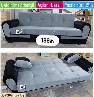di̇van: Di̇van-kravat, Yeni, Açılan, Bazalı, Parça, Ödənişli çatdırılma — 6