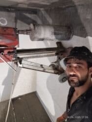 Sifarişlə əl işləri: #Betonkesme #betondeşmə Beton kubik kərpic - dən kəsim deşim — 14