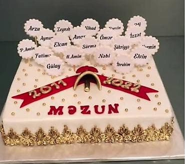 g plus coffee: Məktəb və universitet tədbirləri üçün fərdi tort və desert hazırlığı — 2