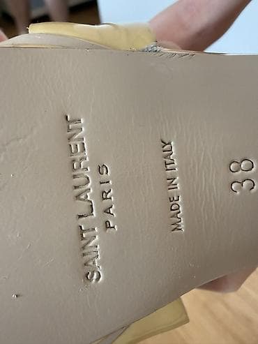 ysl tufli: Saint Laurent Paris qadın sandaleti - Model: YSL platformalı — 2