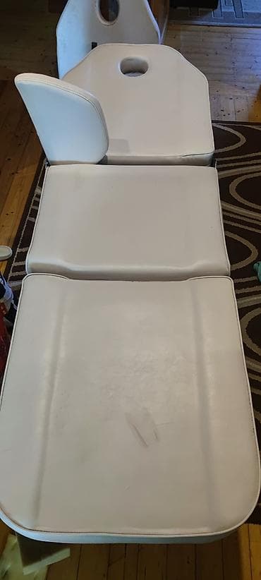 lalafo dirnaq stolu: Masaj kuşetkası, Qatlanmayan, rəng - Ağ — 4