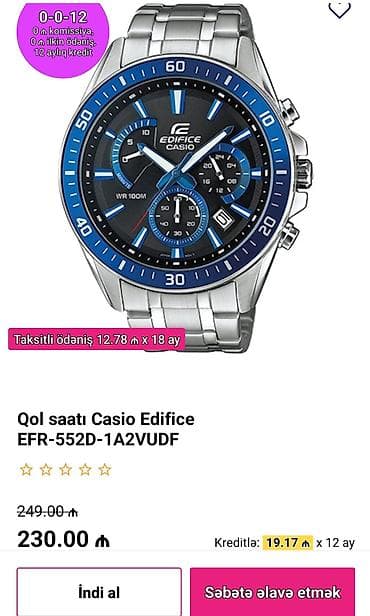 Zərgərlik əşyaları: Yeni, Qol saatı, Casio, rəng - Qara — 6