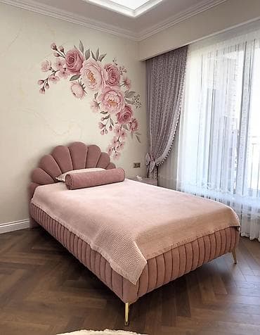 gənc qız otağı mebelləri: Qız üçün, Təknəfərlik çarpayı — 2