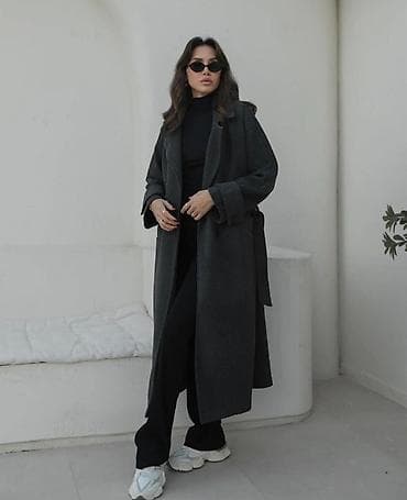 Şəxsi əşyalar: Palto, rəng - Boz — 3