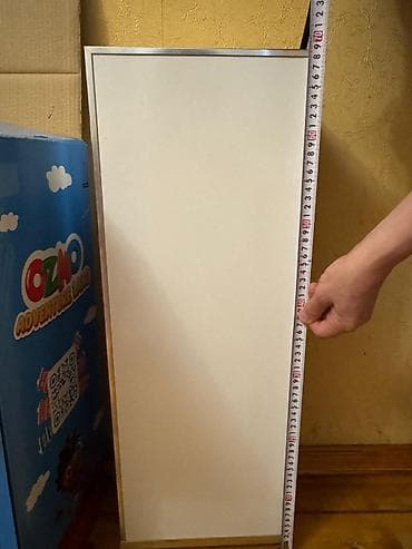 Alüminium çərçivəli dar vitrin paneli / reklam stendi - Material: ön — 1