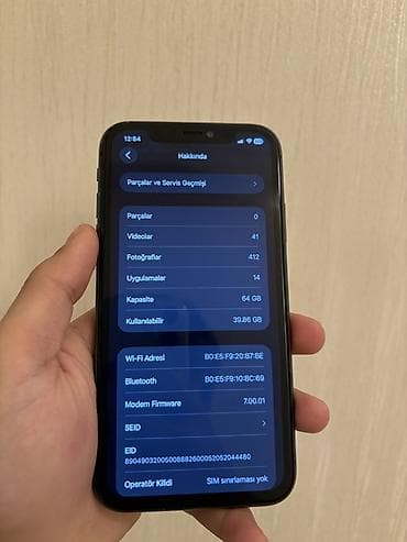 iphone 1 almaq: IPhone 11, 64 GB, Qara, Face ID — 4