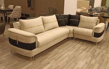 Другая мебель: Угловой диван, Новый, Раскладной, С подъемным механизмом, Ткань, Бесплатная доставка — 3