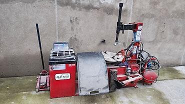 disk yonan: Mattioli OM-958 şin balans qurğusu və şin söküb-taxma aparatı — 2