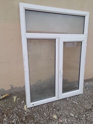 строй материал: PVC pəncərə bloku - Material: Ağ rəngdə PVC/profil - Üçlü blok — 2