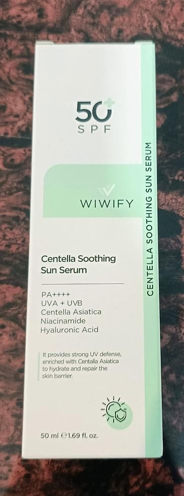 Wiwify Centella Sakitləşdirici Günəş Serumu SPF 50+ (50 ml) Yenidir — 2