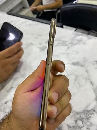 apple m1: IPhone Xs Max, 64 GB, Matte Gold, Barmaq izi, Face ID — 5