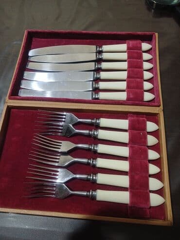 bıcaqlar: Məhsul: “Золовий набор” yemək dəsti Təsvir: - Klassik qutuda təqdim — 3