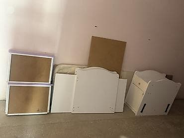 usaq bewiyi: Oğlan və qız üçün, Dördbucaq, Beşik, Dəstsiz, Matras ilə, Yellənmə mexanizmsiz — 2