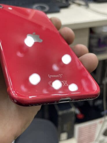 iphone 16 pro max dubay qiymeti: IPhone SE, 64 GB, Qırmızı, Barmaq izi, Simsiz şarj — 6