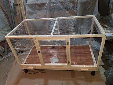 Птицы: Teze tixilma boyuk olculu qefesler.alti setka ustu padnoslu ve yerden — 4