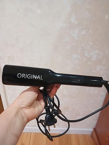 ps5 silim: Saç düzləndirici (elektrikli), “ORIGINAL” model - Rəng: qara, parlaq — 1