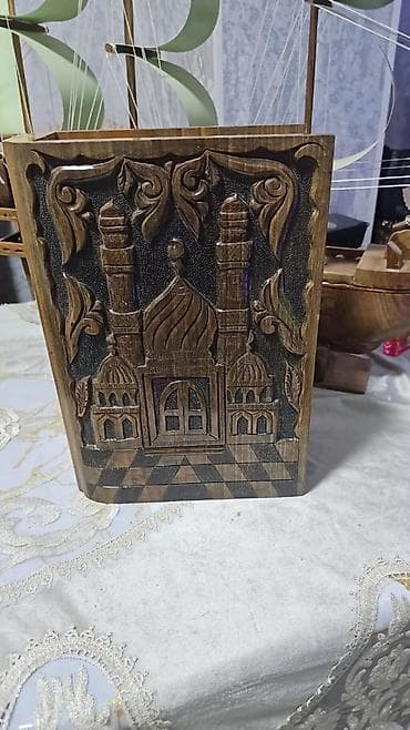 Digər idman və istirahət malları: Quran qabı təmiz qoz ağacındandi — 1