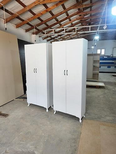 2 qapılı, Ağ, Açılan, Düz dolab