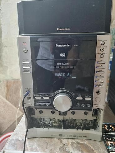 mp3 pleyer: Musiqi mərkəzləri satılır: 1. **Panasonic SA-VK460** - DVD Video — 2