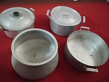 qovurma: Qazan, rəng - Gümüşü, Alüminium — 1