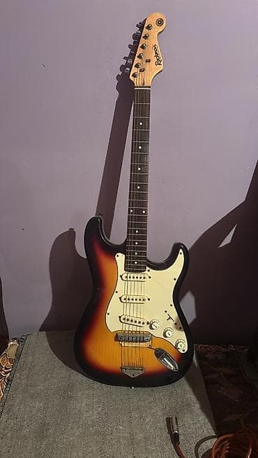 Гитары: Radman elektrik gitara – Stratocaster tipli korpus, 3-ton sunburst — 1