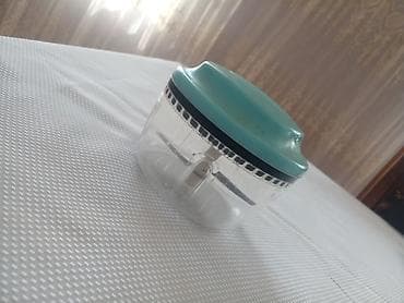 bıcaq: Mətbəx üçün əl tipli doğrayıcı (mini chopper) - Mexaniki işləyən — 1