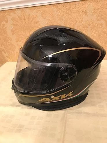 AXk tam üzlü motosiklet dəbilqəsi.yaxsi vezyetdedi.interkom elave