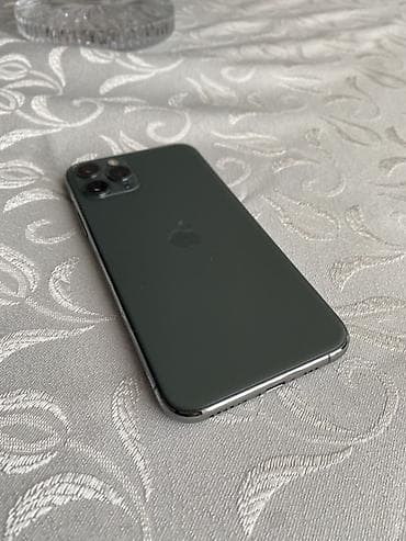 iphone 11 pro ucuz qiymete: IPhone 11 Pro, Matte Midnight Green, Face ID — 2