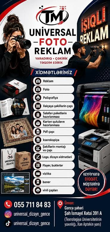 it səkilləri: UNİVERSAL -FOTO- REKLAM – yaradılış, çəkiliş və təqdimat xidmətləri — 1