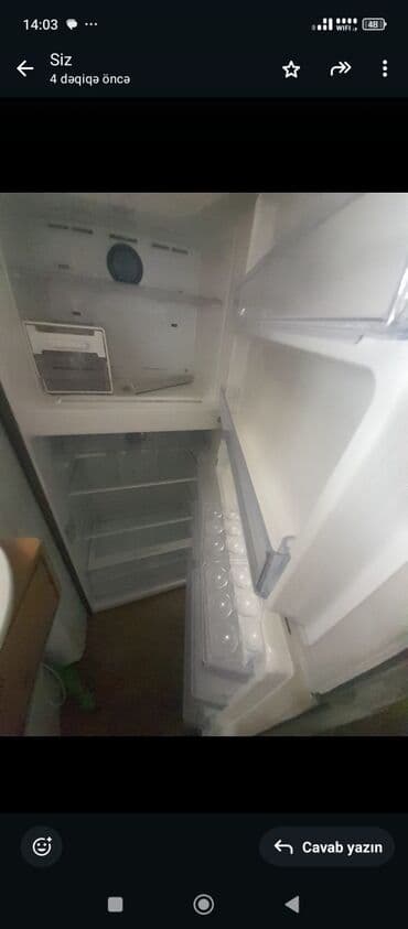 Холодильники: Б/у 2 двери Samsung Холодильник Продажа, цвет - Серый — 2