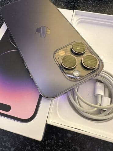 Бытовая техника: IPhone 14 Pro, 256 ГБ, Deep Purple, Face ID — 7