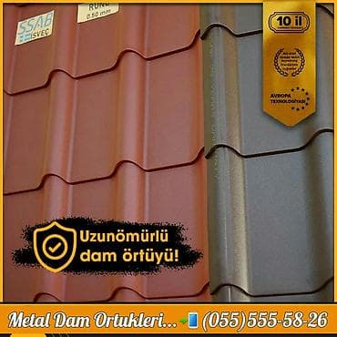 Metal dam örtükləri