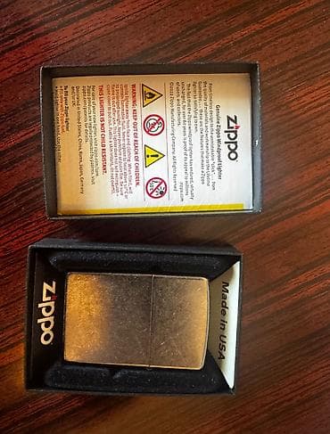 Digər aksesuarlar: Zippo alışqan
Qutusu ilə, İstifadə edilməmiş — 7