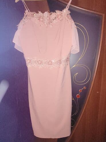 Свадебные платья и аксессуары: Məhsul: Qadın gecə/ziyafət donu - Rəng: Pudra çəhrayı - Model: Nazik — 2