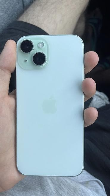 iphone 15 dubayski: IPhone 15, 128 GB, Yaşıl, Simsiz şarj, Face ID, Sənədlərlə — 2