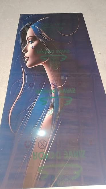 divar asilqan: Hər növ panellərin topdan satışı Material: Panel Motiv: Şir təsviri — 5