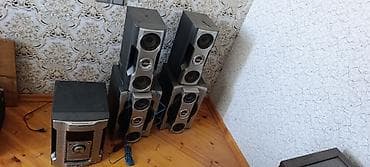 sony усилитель: Musiqi mərkəzi Sony. İşlək vəziyyətdədir çox mohkəm səsi var.550watt — 3