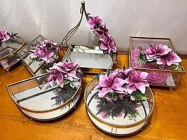 Güzgülər: Öz biznesini qurmaq istəyənlər üçün 10 ədəd xonça dəsti satılır — 9